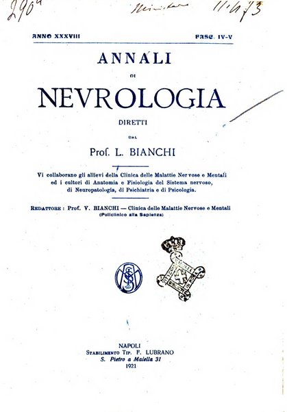 Annali di nevrologia