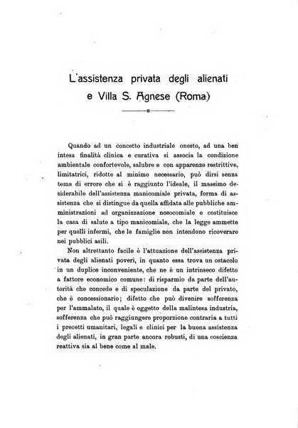 Nuova rivista di clinica ed assistenza psichiatrica e di terapia applicata