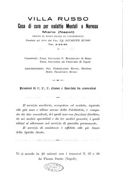 Nuova rivista di clinica ed assistenza psichiatrica e di terapia applicata