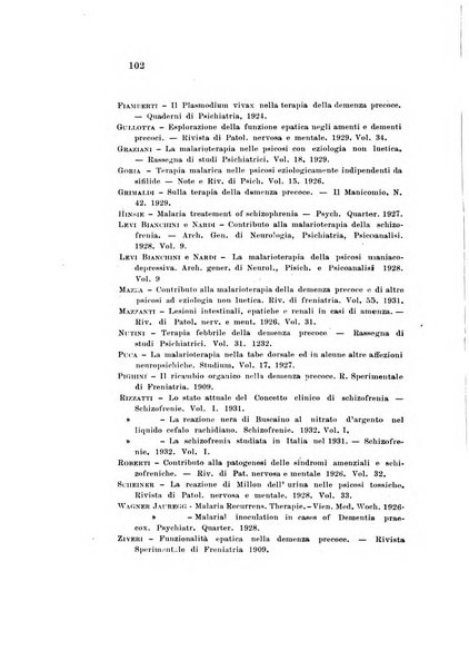 Nuova rivista di clinica ed assistenza psichiatrica e di terapia applicata