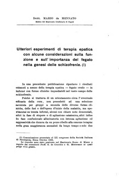 Nuova rivista di clinica ed assistenza psichiatrica e di terapia applicata