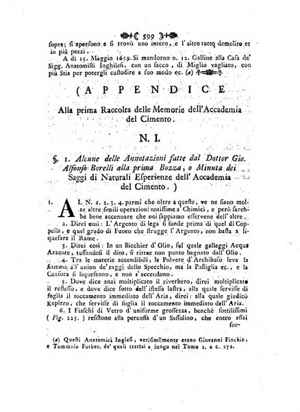 Atti e memorie inedite dell'accademia del Cimento e notizie aneddote dei progressi delle scienze in Toscana ecc