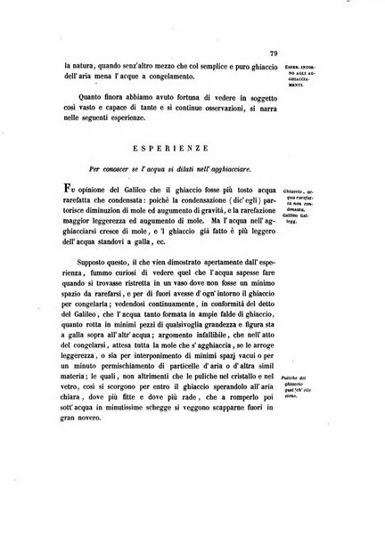 Atti e memorie inedite dell'accademia del Cimento e notizie aneddote dei progressi delle scienze in Toscana ecc