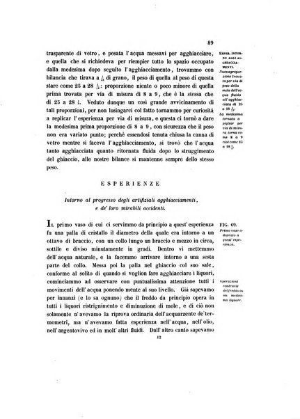 Atti e memorie inedite dell'accademia del Cimento e notizie aneddote dei progressi delle scienze in Toscana ecc