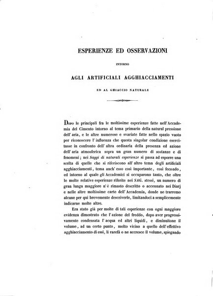 Atti e memorie inedite dell'accademia del Cimento e notizie aneddote dei progressi delle scienze in Toscana ecc