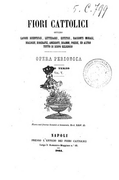 Fiori cattolici opera periodica