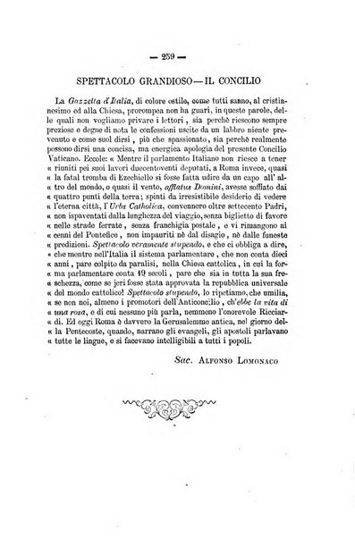 Fiori cattolici opera periodica