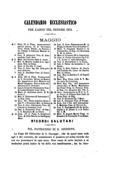 Fiori cattolici opera periodica