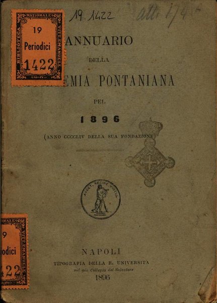 Annuario della Accademia Pontaniana