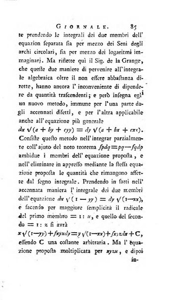 Continuazione del Nuovo giornale de'letterati d'Italia