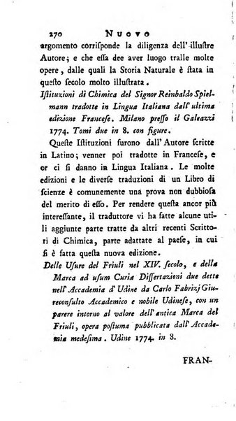 Continuazione del Nuovo giornale de'letterati d'Italia