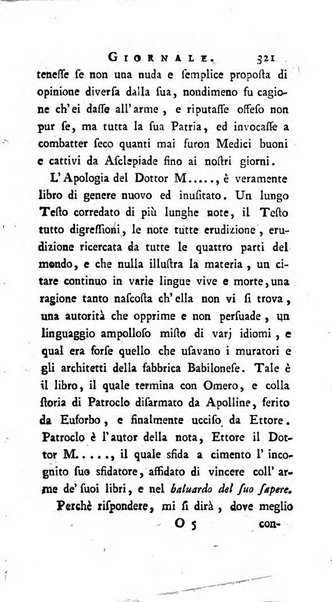 Continuazione del Nuovo giornale de'letterati d'Italia