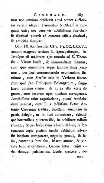 Continuazione del Nuovo giornale de'letterati d'Italia