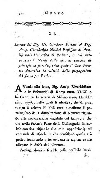 Continuazione del Nuovo giornale de'letterati d'Italia