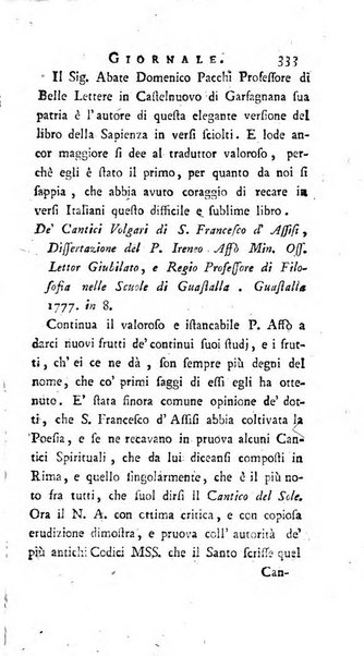 Continuazione del Nuovo giornale de'letterati d'Italia