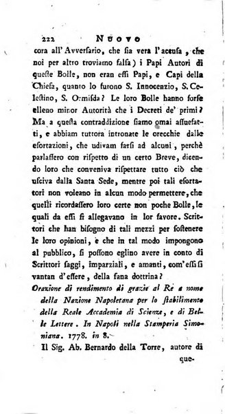 Continuazione del Nuovo giornale de'letterati d'Italia