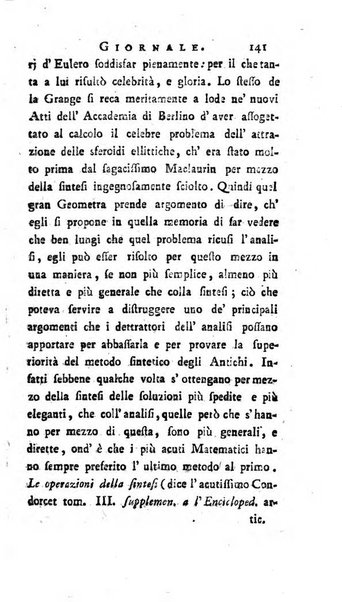 Continuazione del Nuovo giornale de'letterati d'Italia