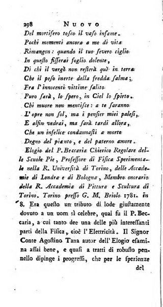 Continuazione del Nuovo giornale de'letterati d'Italia