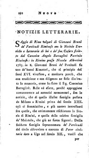 Continuazione del Nuovo giornale de'letterati d'Italia