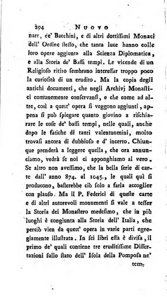 Continuazione del Nuovo giornale de'letterati d'Italia