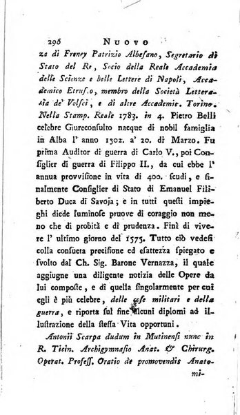 Continuazione del Nuovo giornale de'letterati d'Italia