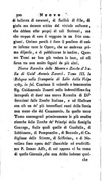 Continuazione del Nuovo giornale de'letterati d'Italia