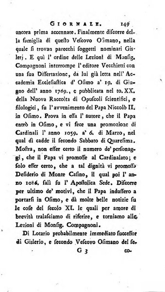 Continuazione del Nuovo giornale de'letterati d'Italia