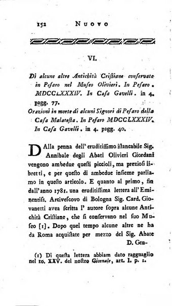 Continuazione del Nuovo giornale de'letterati d'Italia