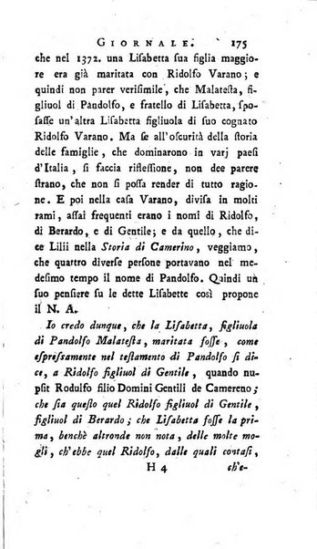 Continuazione del Nuovo giornale de'letterati d'Italia