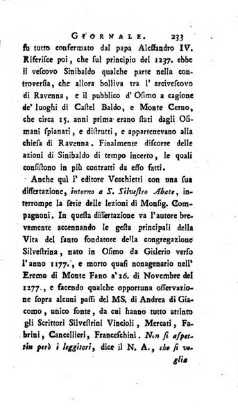 Continuazione del Nuovo giornale de'letterati d'Italia