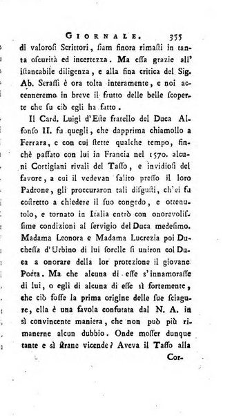 Continuazione del Nuovo giornale de'letterati d'Italia