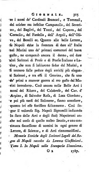 Continuazione del Nuovo giornale de'letterati d'Italia