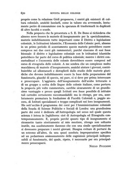 Rivista delle colonie