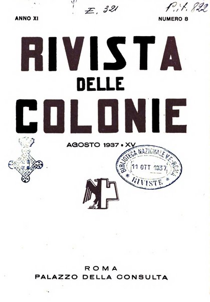 Rivista delle colonie