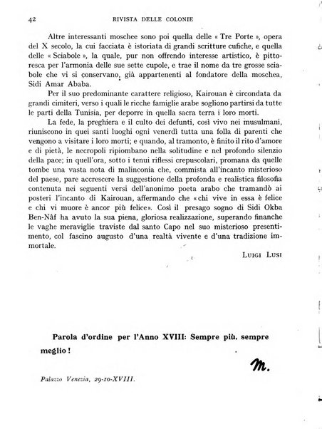 Rivista delle colonie