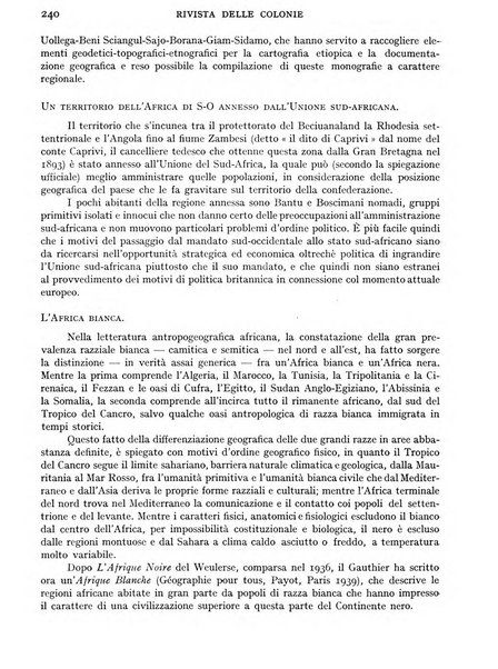 Rivista delle colonie