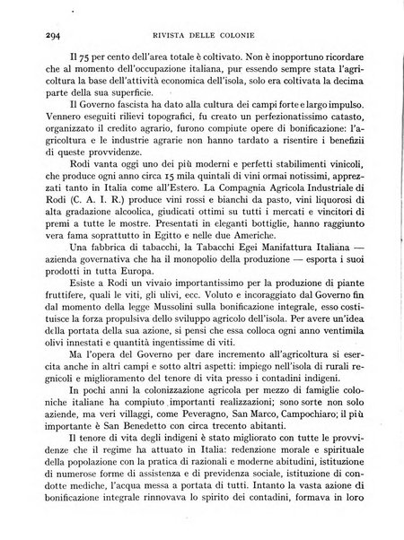 Rivista delle colonie