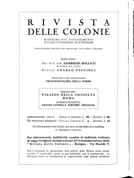 Rivista delle colonie