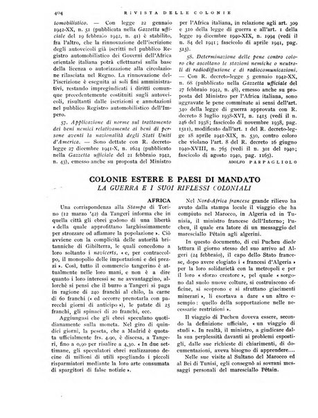 Rivista delle colonie