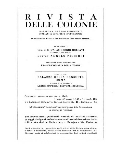 Rivista delle colonie