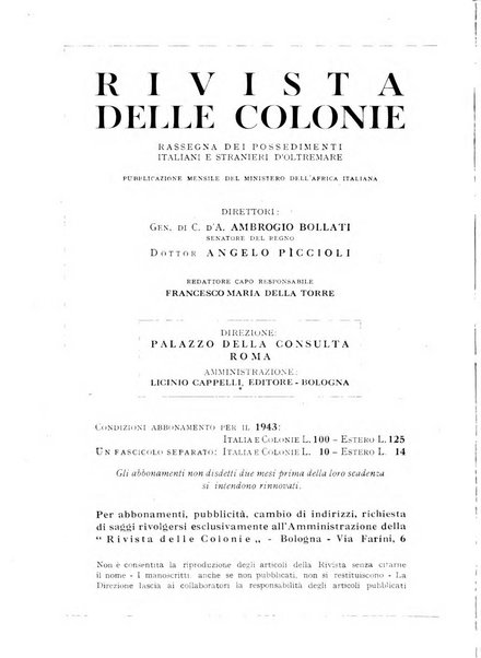 Rivista delle colonie