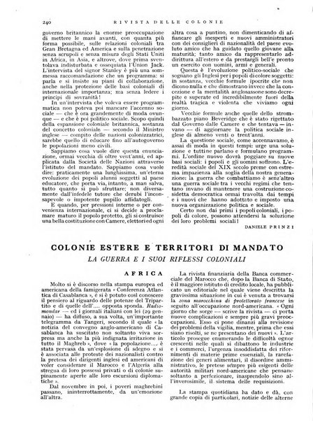 Rivista delle colonie