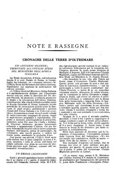 Rivista delle colonie