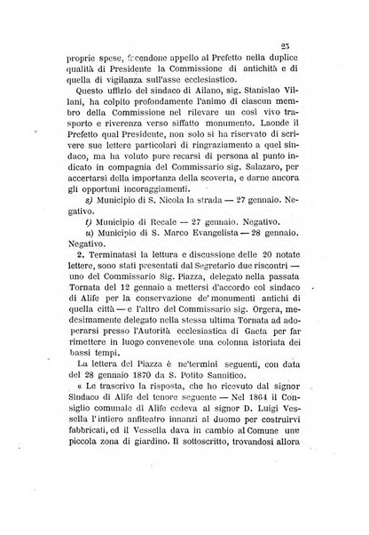 Atti della Commissione Conservatrice dei monumenti ed oggetti di antichita e belle arti nella Provincia di Terra di Lavoro