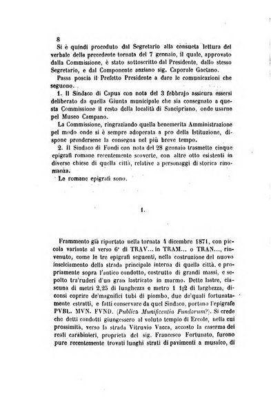 Atti della Commissione Conservatrice dei monumenti ed oggetti di antichita e belle arti nella Provincia di Terra di Lavoro