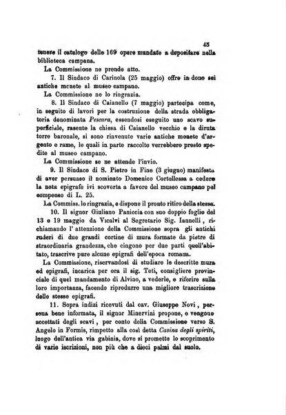 Atti della Commissione Conservatrice dei monumenti ed oggetti di antichita e belle arti nella Provincia di Terra di Lavoro