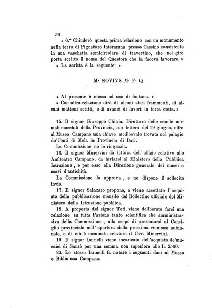 Atti della Commissione Conservatrice dei monumenti ed oggetti di antichita e belle arti nella Provincia di Terra di Lavoro