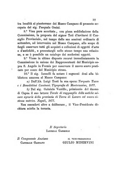 Atti della Commissione Conservatrice dei monumenti ed oggetti di antichita e belle arti nella Provincia di Terra di Lavoro