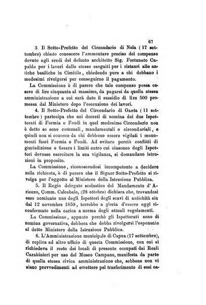 Atti della Commissione Conservatrice dei monumenti ed oggetti di antichita e belle arti nella Provincia di Terra di Lavoro