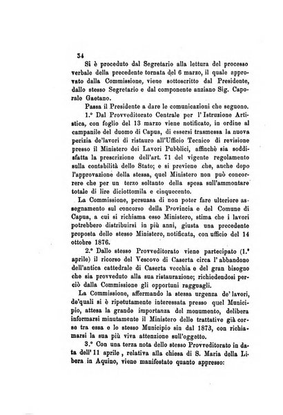 Atti della Commissione Conservatrice dei monumenti ed oggetti di antichita e belle arti nella Provincia di Terra di Lavoro